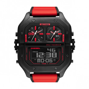 Uhrenarmband Diesel DZ7453 Kautschuk Zweifarbig 28mm