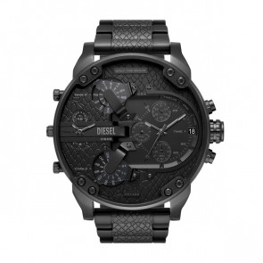 Uhrenarmband Diesel DZ7468 Stahl Schwarz 24mm