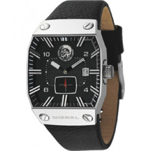 Uhrenarmband Diesel DZ9012 / DZ9036 Leder Schwarz 31mm