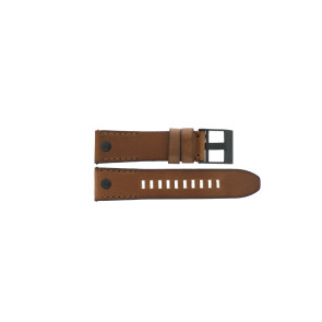 Uhrenarmband Smartwatch Diesel DZT2002 Leder Braun 24mm