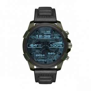 Uhrenarmband Diesel DZT2003 Leder Schwarz 24mm