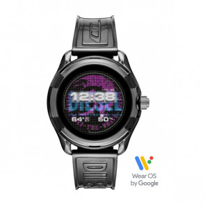 Uhrenarmband Smartwatch Diesel DZT2018 Kunststoff Grau 22mm