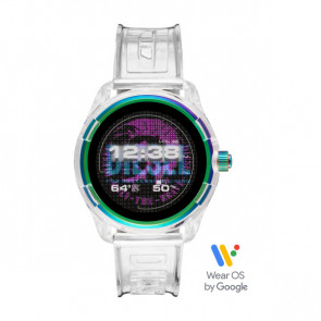 Uhrenarmband Smartwatch Diesel DZT2021 Kunststoff Weiss 22mm