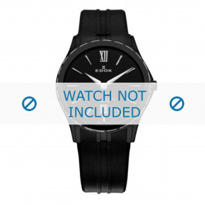 Edox Uhrenarmband 26024-357-N-NIN Silikon Schwarz