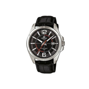 Casio Uhrenarmband 10454102 Leder Schwarz 20mm