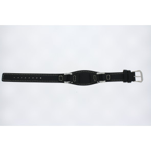 Uhrenarmband Fossil ES1074 Leder Schwarz 14mm