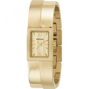 Uhrenarmband Fossil ES2226 Rostfreier Stahl Vergoldet 20mm