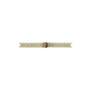 Uhrenarmband Fossil ES2864 Kunststoff Cremeweiß 14mm