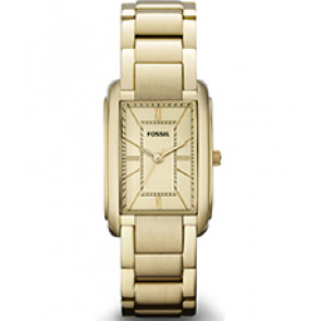 Uhrenarmband Fossil ES2985 Rostfreier Stahl Vergoldet 16mm