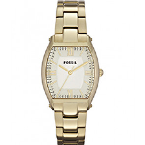 Uhrenarmband Fossil ES3119 Rostfreier Stahl Vergoldet 16mm