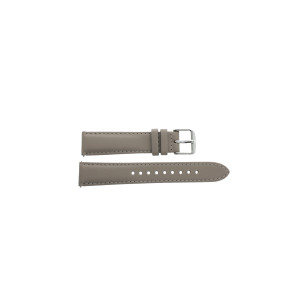 Uhrenarmband Fossil ES3189 Leder Beige 18mm