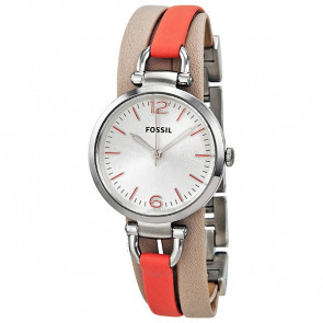 Uhrenarmband Fossil ES3222 Leder Zweifarbig 8mm