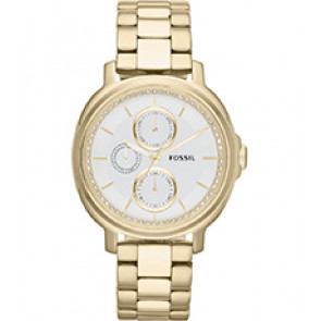 Uhrenarmband Fossil ES3354 Rostfreier Stahl Vergoldet 18mm