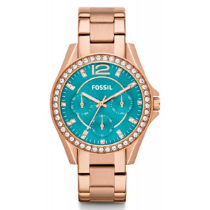 Uhrenarmband Fossil ES3385 Stahl Rosé 18mm