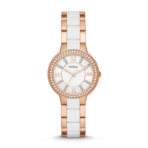 Uhrenarmband Fossil ES3561 Rostfreier Stahl Rosé 14mm
