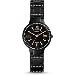 Uhrenarmband Fossil ES3610 Rostfreier Stahl Schwarz 14mm