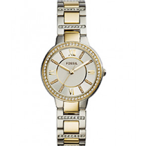 Uhrenarmband Fossil ES3871 Rostfreier Stahl Zweifarbig 14mm
