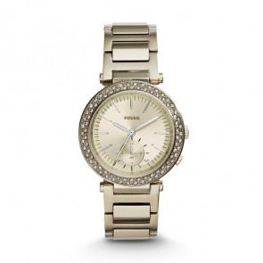 Uhrenarmband Fossil ES3914 Rostfreier Stahl Vergoldet 12mm