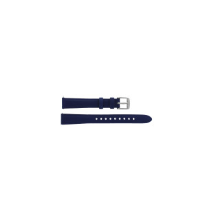 Uhrenarmband Fossil ES3986 / Jacqueline Leder Blau 14mm