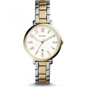 Uhrenarmband Fossil ES4033 Rostfreier Stahl Zweifarbig 14mm