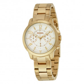 Uhrenarmband Fossil ES4037 Rostfreier Stahl Vergoldet 18mm