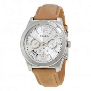 Uhrenarmband Fossil ES4080 Leder Braun 20mm