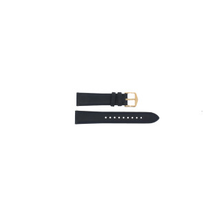 Uhrenarmband Fossil ES4158 Leder Blau 18mm
