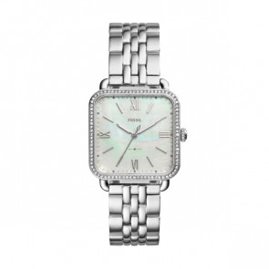 Fossil Uhrenarmband ES4268 Metall Silber 18mm