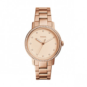 Uhrenarmband Fossil ES4288 Rostfreier Stahl Rosé 16mm
