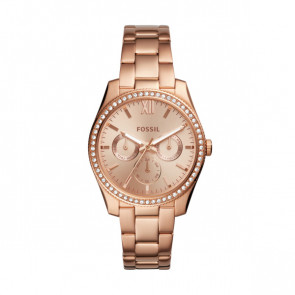 Uhrenarmband Fossil ES4315 Stahl Rosé 18mm