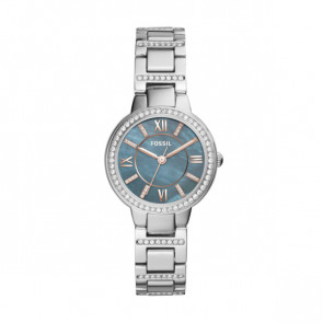 Fossil Uhrenarmband ES4327 Metall Silber 14mm