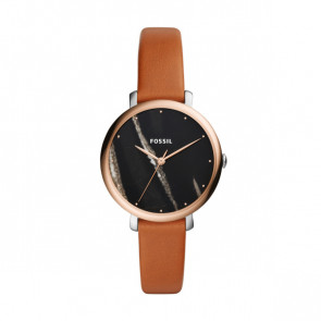Uhrenarmband Fossil ES4378 Leder Cognac 14mm