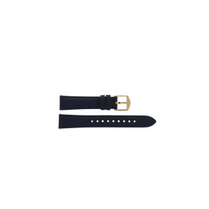 Uhrenarmband Fossil ES4394 Leder Blau 16mm