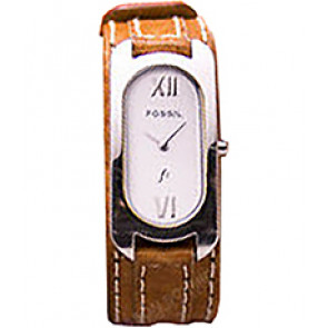 Uhrenarmband Fossil ES9626 Leder Braun 10mm