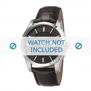 Esprit Uhrenarmband ES107591-001 Leder Braun + standardnähte