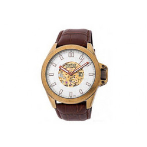 Uhrenarmband Esprit ES101321 Kroko leder Braun 22mm