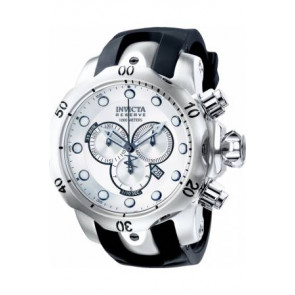 Uhrenarmband Invicta F0004.01 Silikon Schwarz 26mm