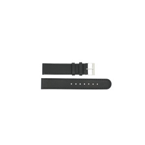 Uhrenarmband Universal E100 Leder Schwarz 16mm