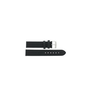 Uhrenarmband Universal F129 Leder Schwarz 18mm