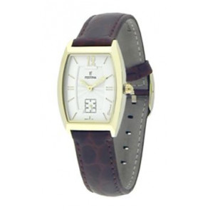 Uhrenarmband Festina F16027-1 Leder Braun 16mm