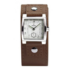 Uhrenarmband Festina F16068-A Leder Braun 18mm