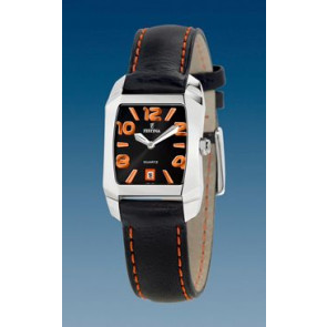 Uhrenarmband Festina F16137-D Leder Schwarz 16mm
