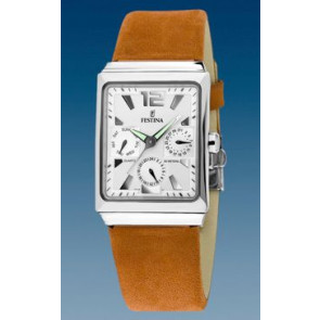 Uhrenarmband Festina F16139-1 Leder Cognac 23mm
