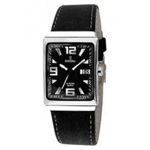 Uhrenarmband Festina F16141-3 Leder Schwarz 23mm