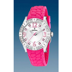 Uhrenarmband Festina F16541-7 Silikon Rosa 20mm