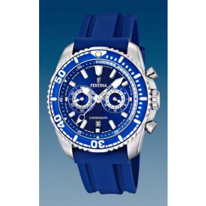 Uhrenarmband Festina F16574-3 Kautschuk Blau