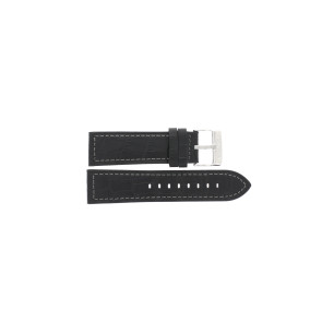 Uhrenarmband Festina F16586-1 / F16586-4 Leder Schwarz 25mm