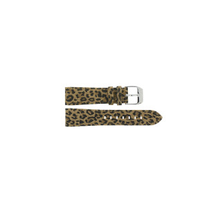 Uhrenarmband Festina F16590-5 / F16590-6 Leder Leopard 21mm