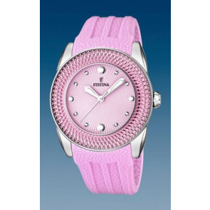 Uhrenarmband Festina F16591-3 Silikon Rosa 24mm