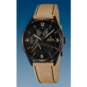 Uhrenarmband Festina F16849-1 Nylon Beige 20mm